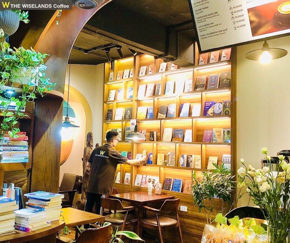 The Wiselands Coffee - thư quán cà phê sách với hàng nghìn đầu sách miễn phí 
