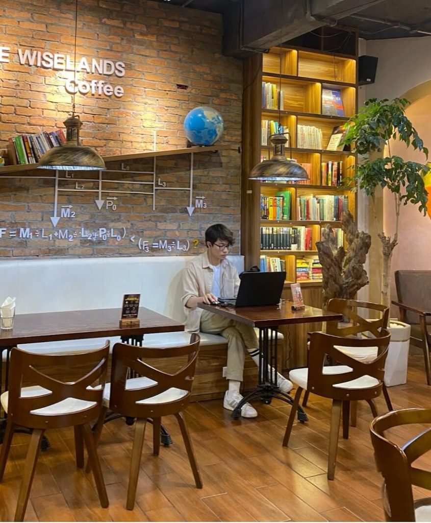 The Wiselands Coffee với những góc yên bình để làm việc